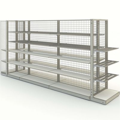 Heavy-Duty Supermarket Shelf System 120cm Modular Display Rack