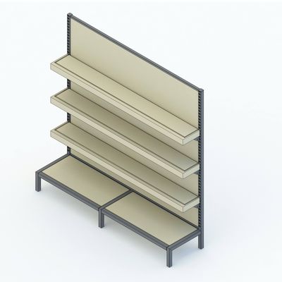 Modular Supermarket Shelving System with 500kg Load Capacity