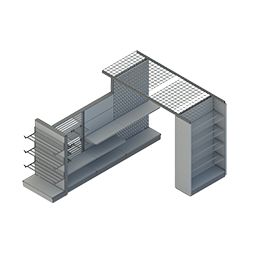 Zware Supermarkt Schappen / Winkel Presentatie Racks