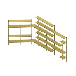 Supermarkt Schappen Systeem 1500mm Modulaire Display Rek